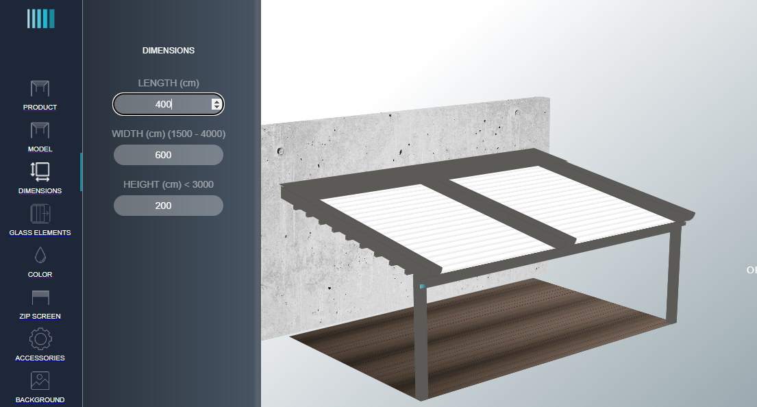 3d pergola design tool 9 | skyline outdoor