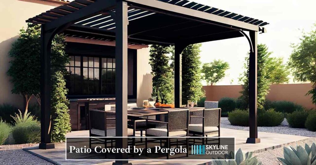 Patio Covered by pergola | Skyline Outdoor