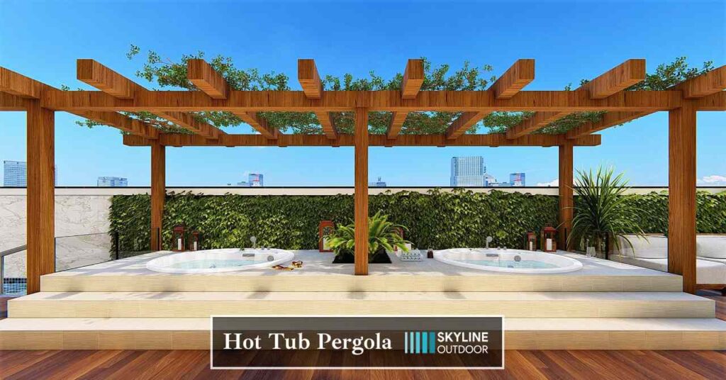 Hot Tub Pergola | Skyline Outdoor