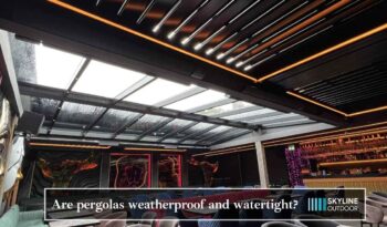 are pergola waterproof