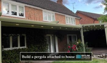 Build a pergola attached to House