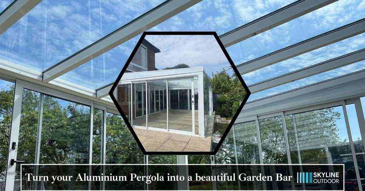 Aluminum pergola