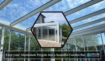 Aluminum pergola