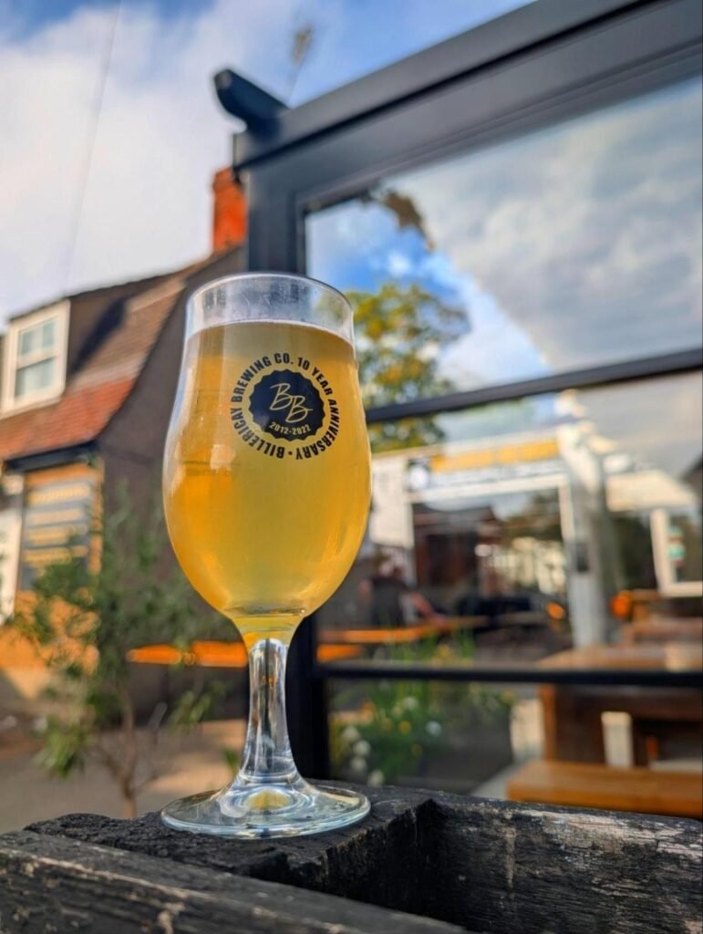 Retractable roof pergola at The Billericay Brewery, Billericay